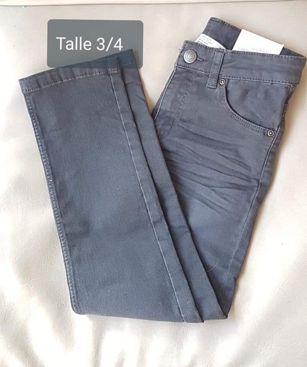 Jean HyM gris talle 3/4