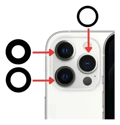 Producto - VIDRIO REPUESTO CAMARA TRASERA IPHONE 12 PRO MAX