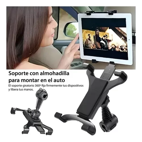 Producto - Soporte Celular/Tablet Apoya Cabeza Auto