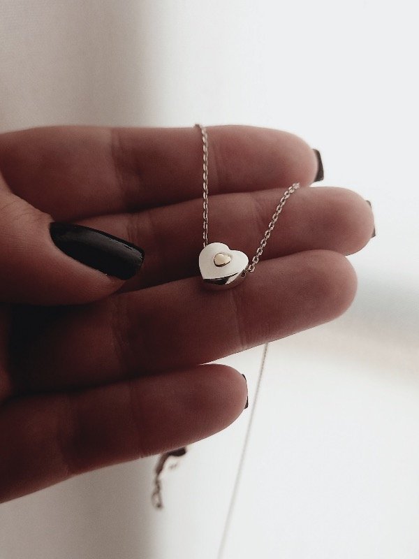 Producto - Conjunto corazón Inflado (incluye cadena )