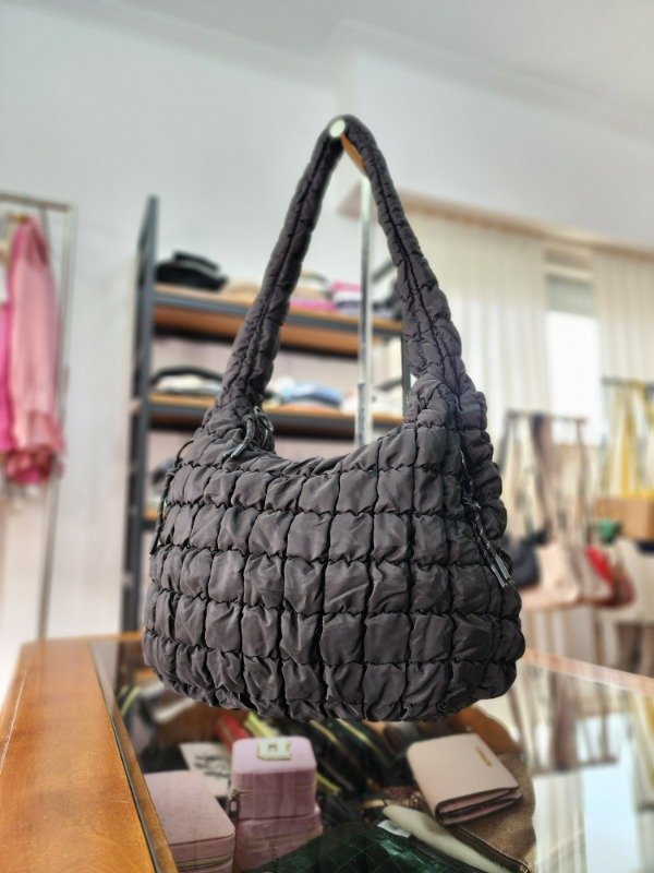 Producto - Bolso waffle negro URBAN