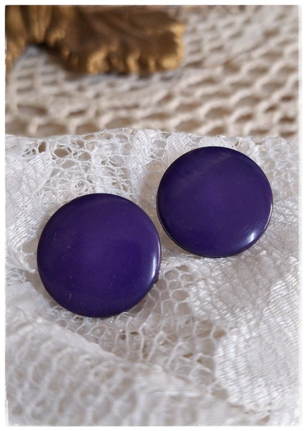 Producto - Aros plástico Violeta
