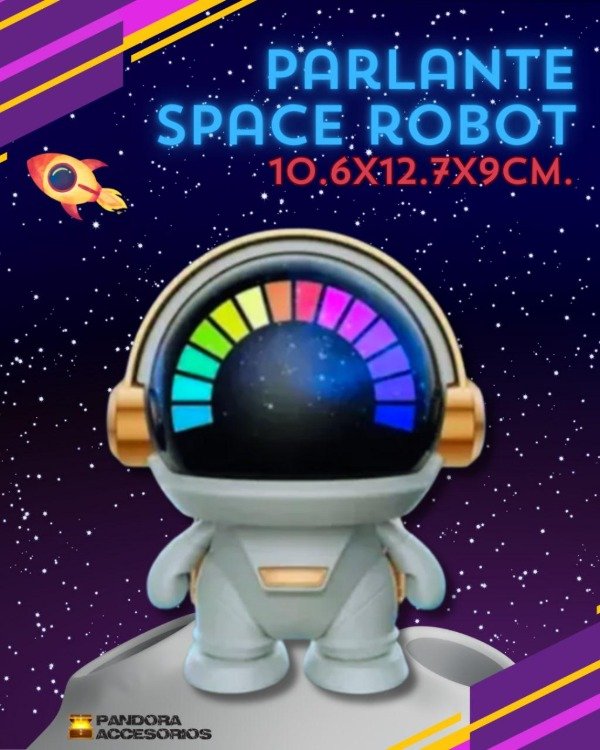 Producto - Parlante Bluetooth Space Robot