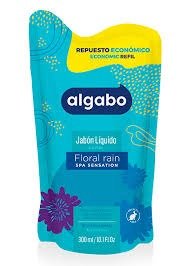 Producto - ALGABO JABON LIQUIDO FLORAL RAIN REPUESTO 300ML
