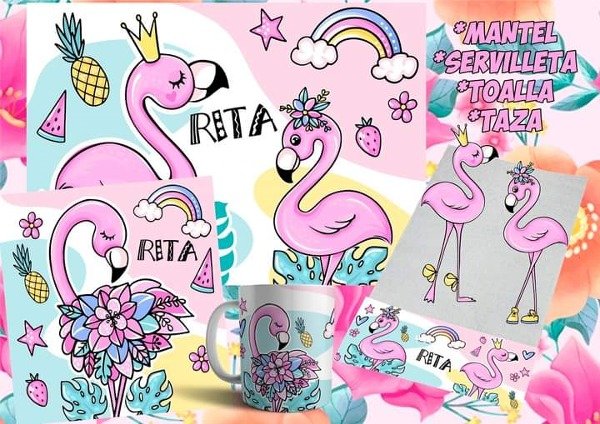 Producto - SETS DE JARDÍN - ANIMALITOS - FLAMENCO
