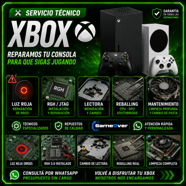 Producto - SERVICIO TECNICO XBOX