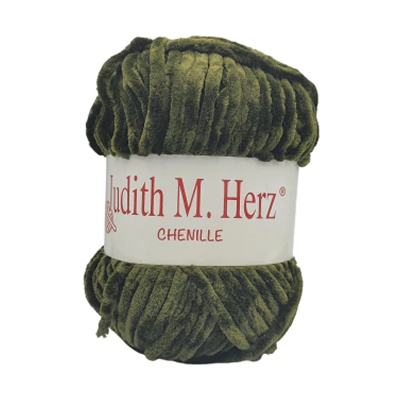 Producto - Chenille Judith Herz color musgo