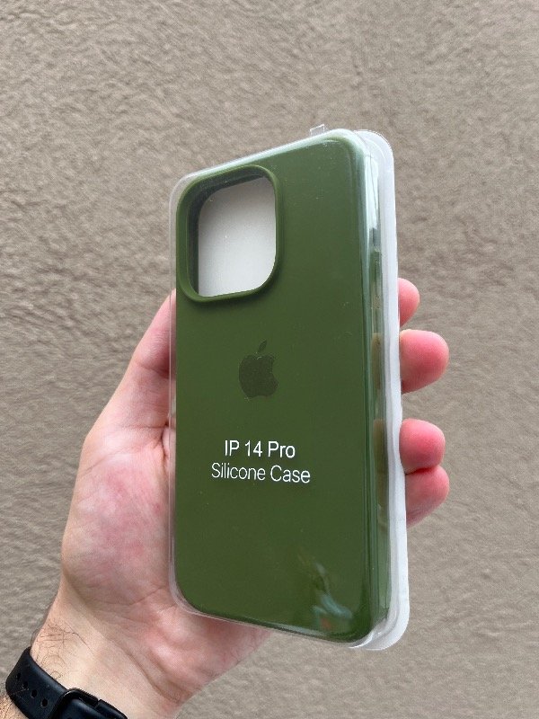 Producto - Silicone 14 pro verde militar