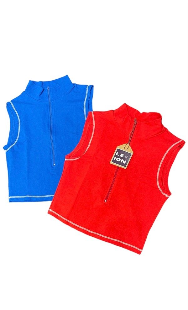 Producto - Polera Cierre Musculosa - Red Fire - 0
