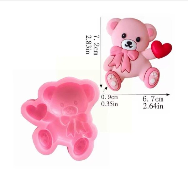 Producto - Molde oso love