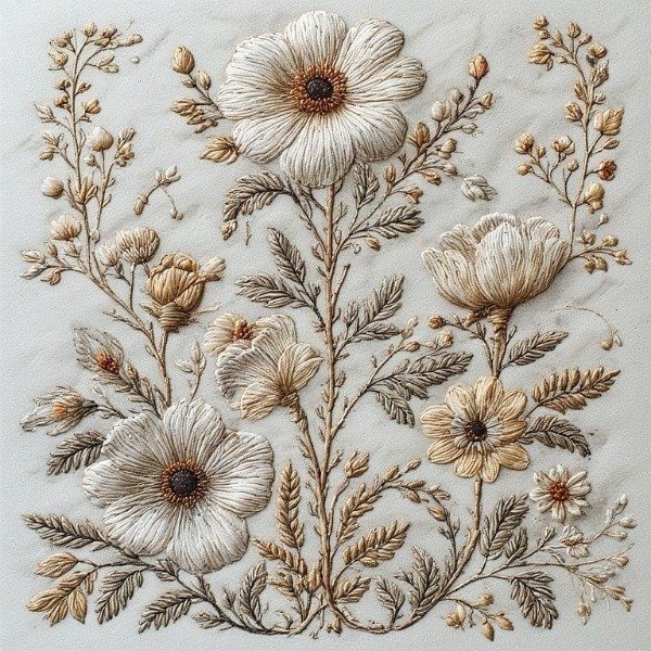 Producto - Bordado flores