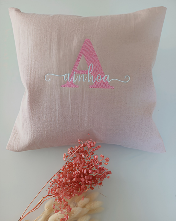 Producto - Almohadón personalizado inicial