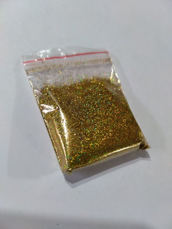 Producto - Bolsita Glitter dorado 001