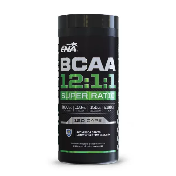 Producto - BCAA 12:1:1 ENA - Aminoácidos ramificados / Mayor Recuperación / 120 caps