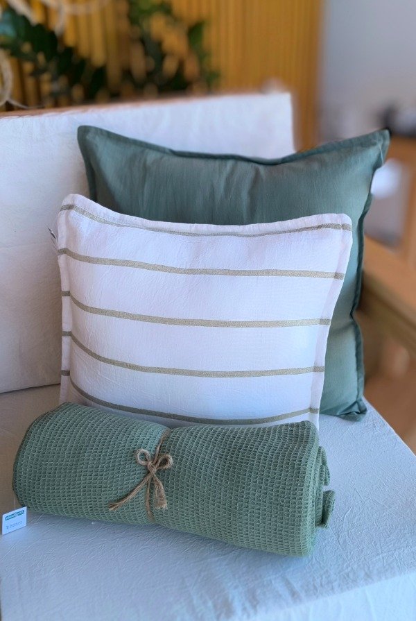 Producto - Almohadon RAYAS VERDES