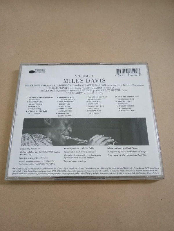 Producto - Miles Davis vol 1 - Blue Note 2001 - 1