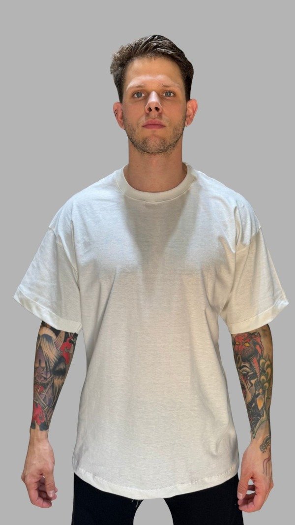 Producto - Remera over crudo