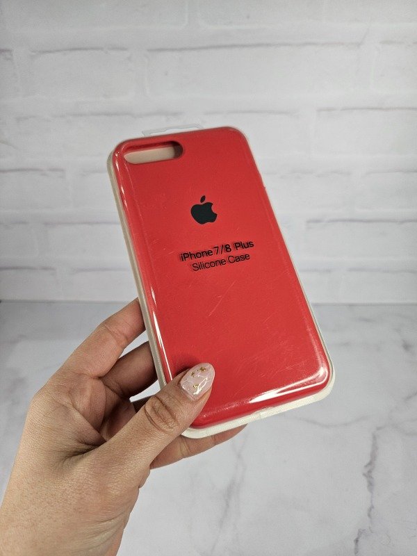 Producto - SILICONE CASE ROJO CARMESI