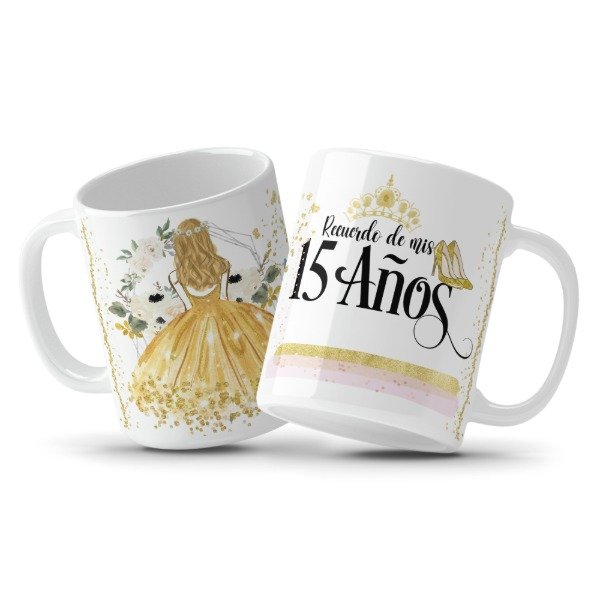Producto - 15 años vestido dorado