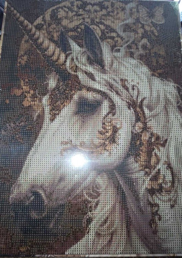 Producto - DIAMOND PAINTING 30X40 BASTIDOR UNICORNIO