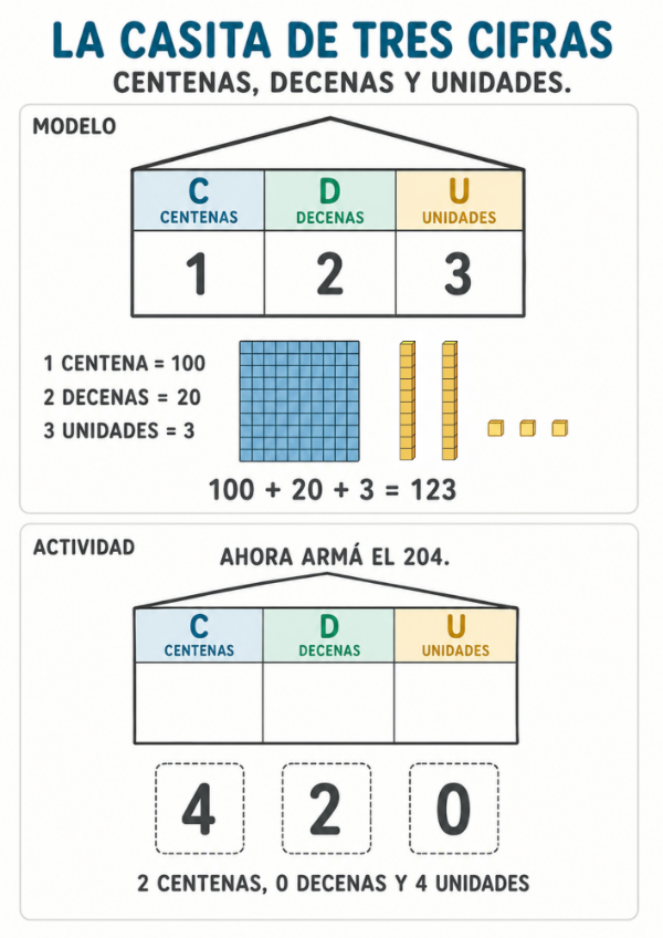 Producto - RESUELVO PROBLEMAS CON CASITAS: SUMAS Y RESTAS DE 2 Y 3 CIFRAS - 3