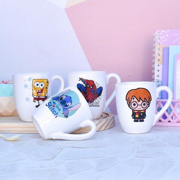 Producto - TAZA DE PORCELANA BOMBE ESTAMPADA