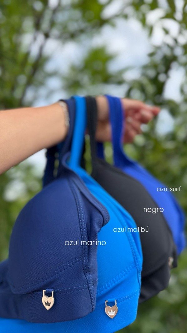 Producto - TOPS CON TAZA BRETEL REGULABLE - DISPONIBLE EN AZUL MARINO Y AZUL MALIBÚ