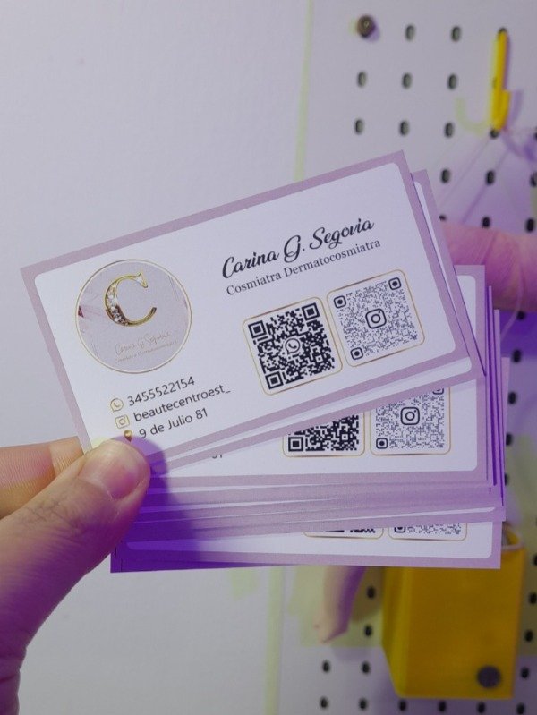 Producto - 100 tarjetas personales simple faz