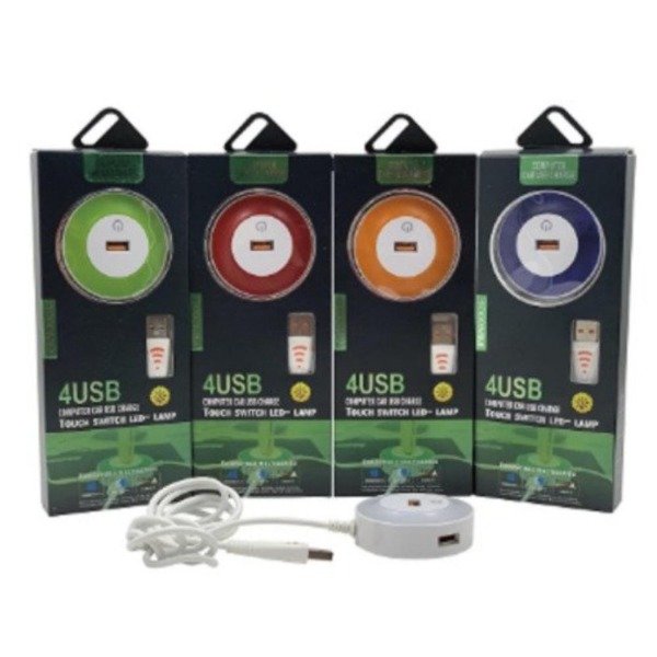 Producto - HUB USB 4 PUERTOS CON LUZ LED