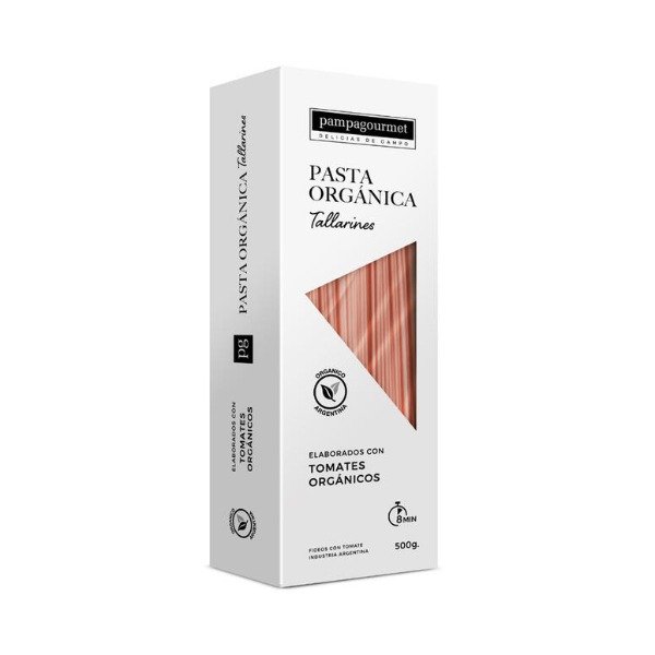 Producto - Pasta Organica Tallarines con Tomate x 500g PAMPA GOURMET