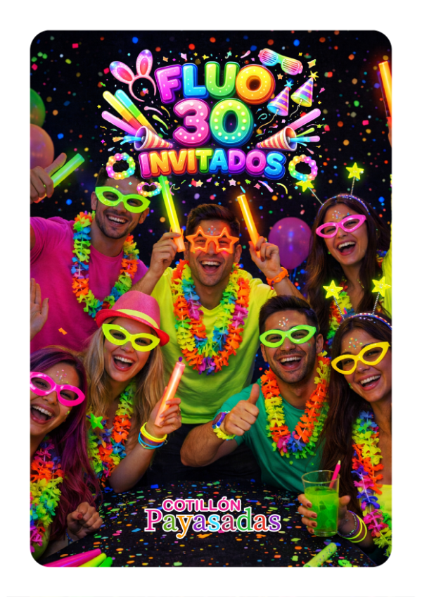 Producto - Combo Fluo 30 Inivitados
