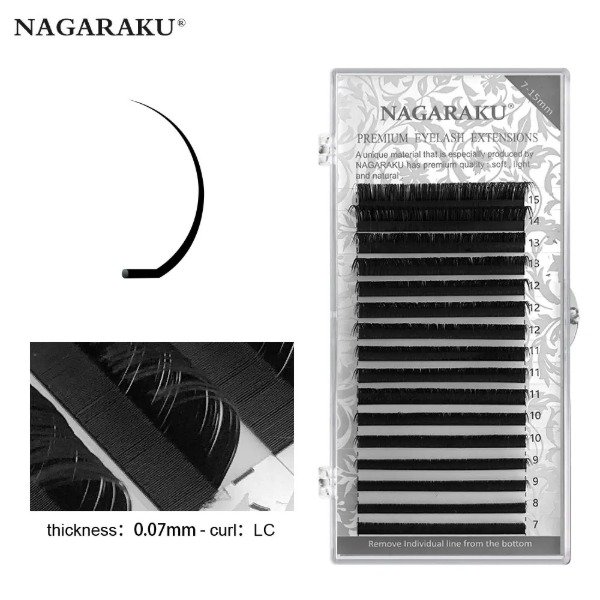 Producto - PESTAÑA NAGARAKU MIX 0.07 "LC" - 0