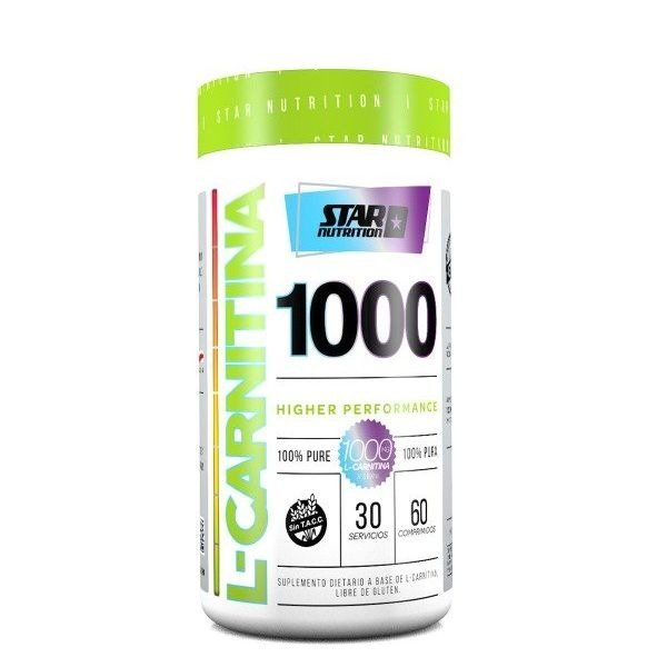 Producto - L Carnitina 1000 60comp STAR NUTRITION - 0