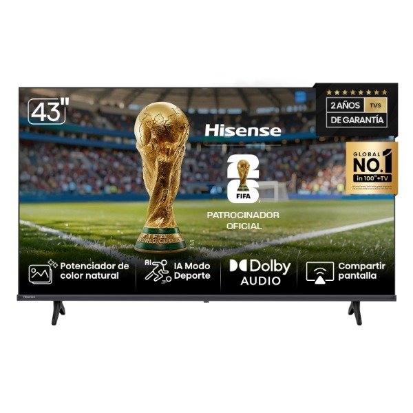 Producto - TV HISENSE 43" SMART FHD