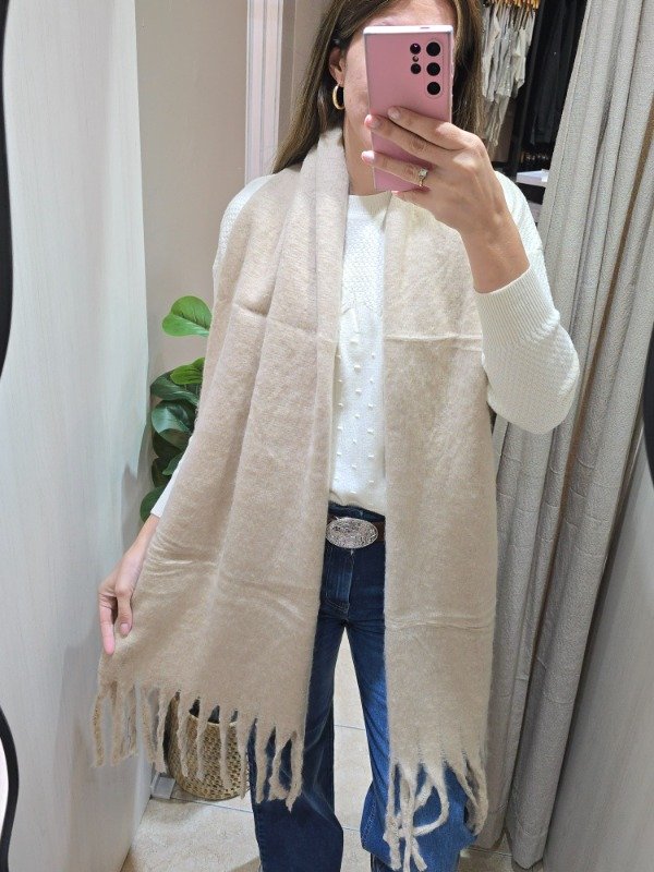 Producto - Bufandón NUBE beige