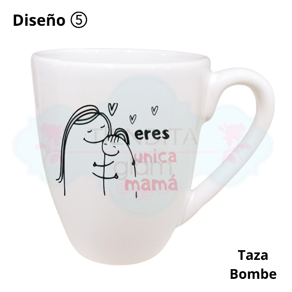Producto - TAZAS DECO BLANCAS DÍA DE LA MADRE - 5