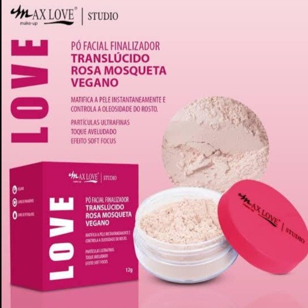 Producto - Polvo translúcido Rosa Mosqueta vegano - Max love
