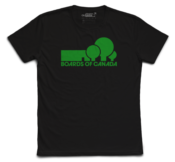 Producto - Boards of Canada - Logo Verde - Remera Negra