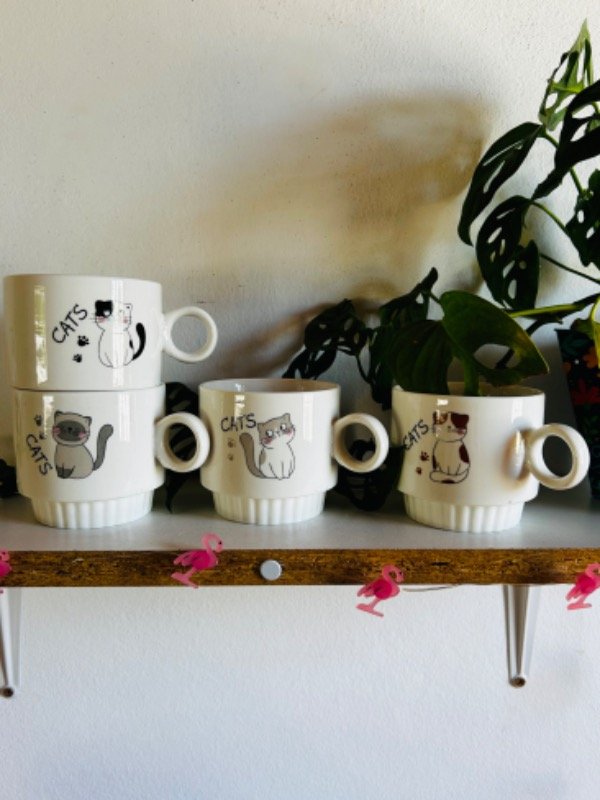 Producto - Torre de tazas Gatito grandes con soporte - 2