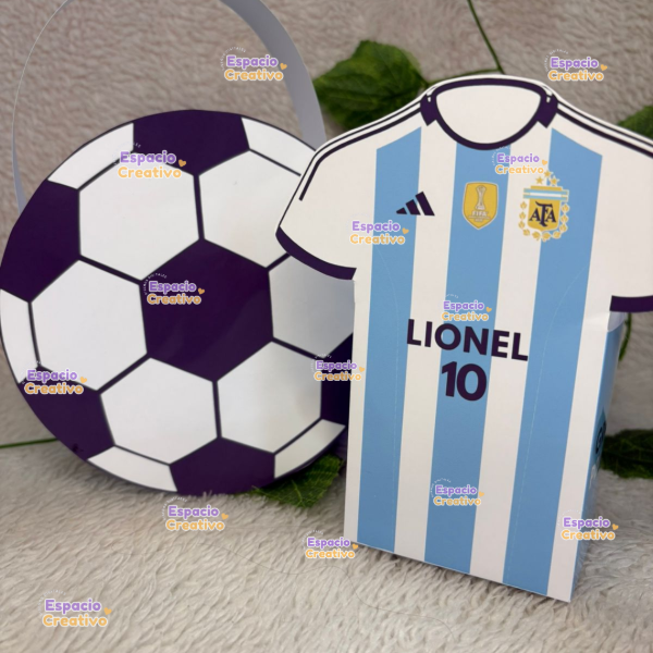 Producto - Bolsa pelota + camiseta - Editables en canva