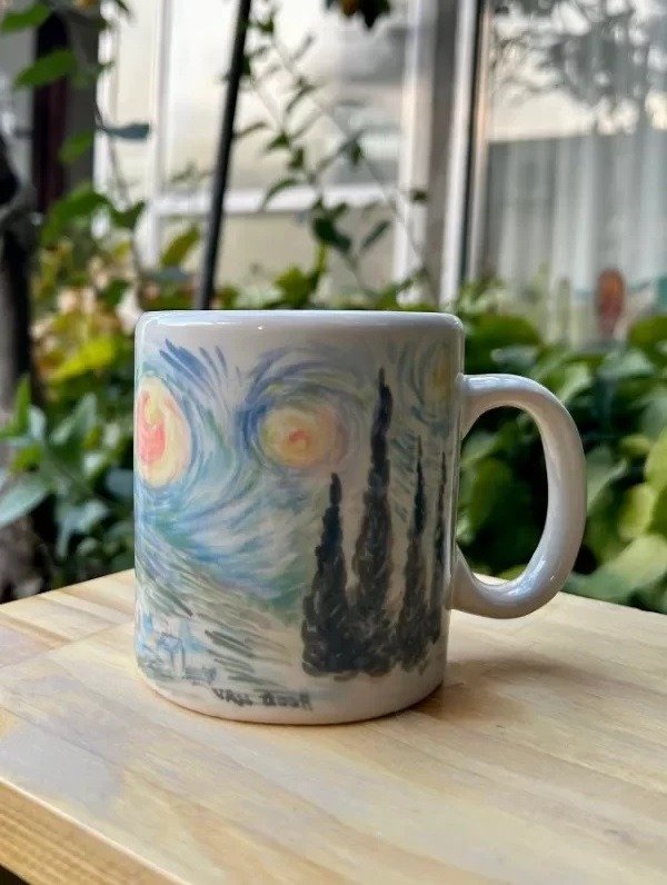 Producto - Taza recta cuadros