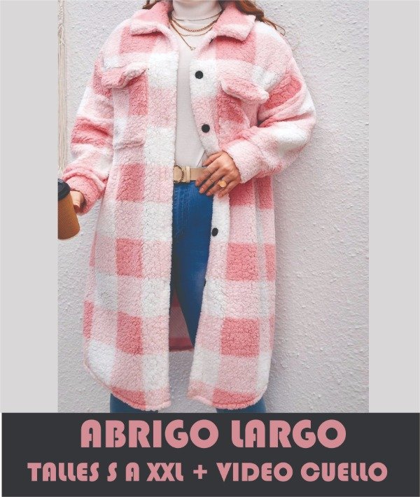 Producto - MOLDES ABRIGO LARGO + VIDEO DEL CUELLO