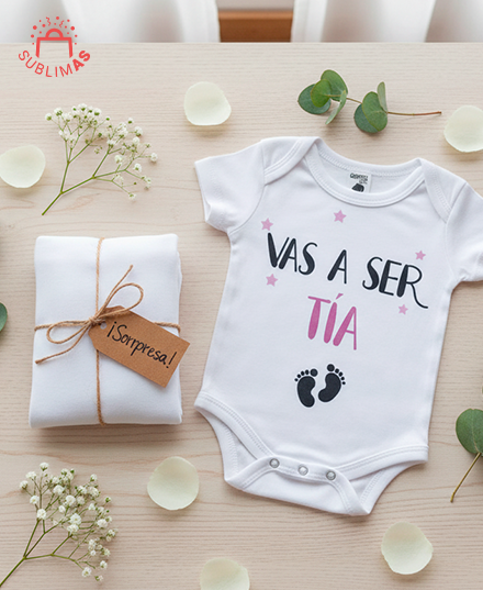 Producto - Combo bodys x 2 "Vas a ser Tía"
