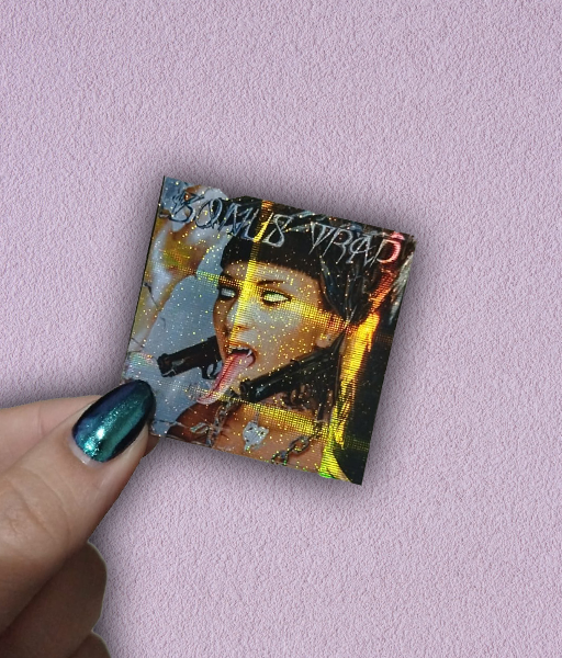 Producto - STICKER HOLOGRÁFICO - CAZZU- BONUS TRAP