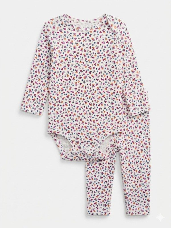 Producto - Body + pantalon  flores Nena