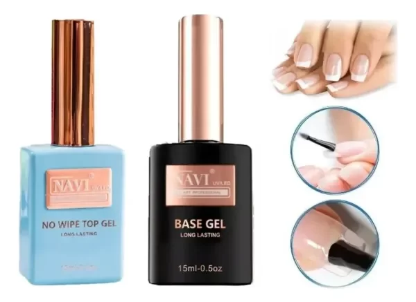 Producto - Base coat Top Coat Navi Gel Semipermanente Uv Led Uñas 15ml