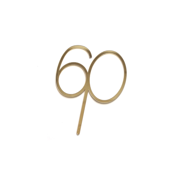 Producto - Cake Topper Número 60