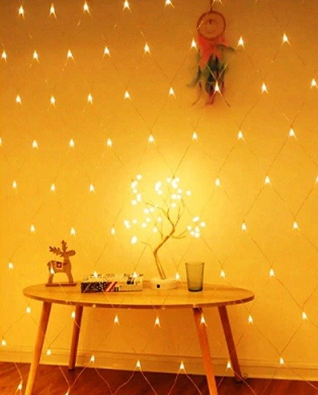 Producto - Red Luces Led de 96 (luz cálida)