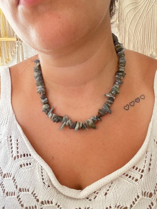 Producto - Collar Escallas de labradorita