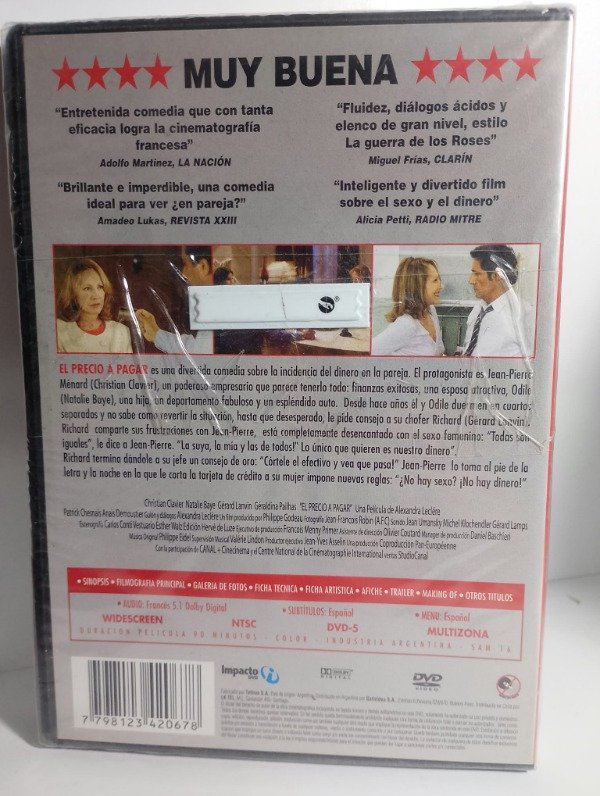 Producto - El precio a pagar (le prix a payer - 2007) - DVD - 1